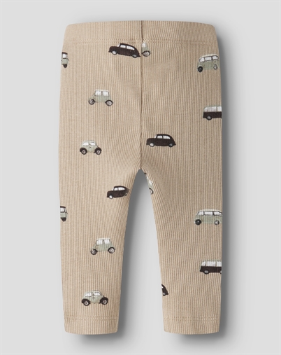 Name it - NBMOttoman Long John Leggings - Sesame 